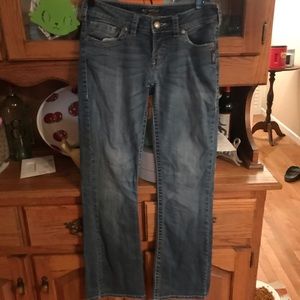 Silver bootcut jeans